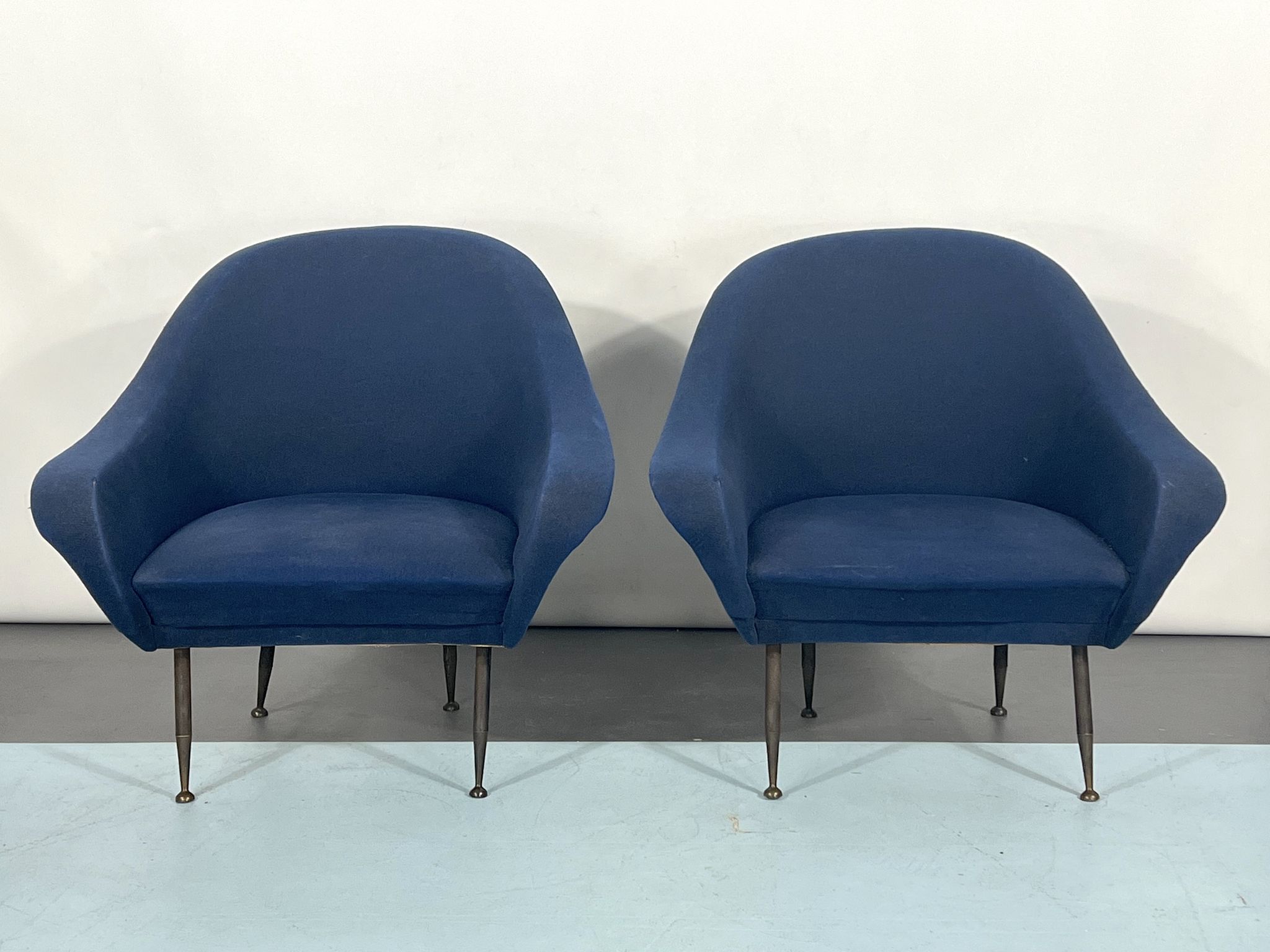Mid-century modern loveseat and armchairs 50s