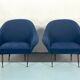 Mid-century modern loveseat and armchairs 50s