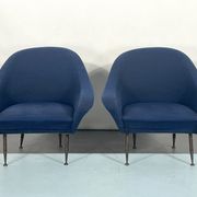 Mid-century modern loveseat and armchairs 50s