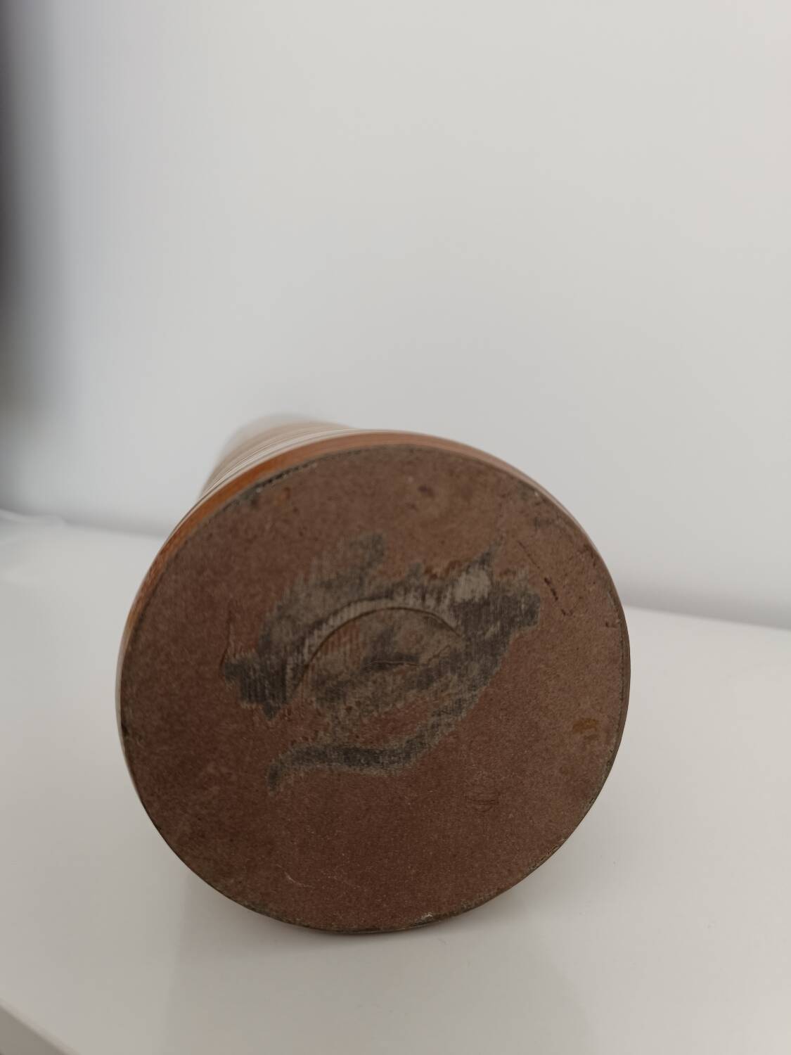 Large handcrafted stoneware vase