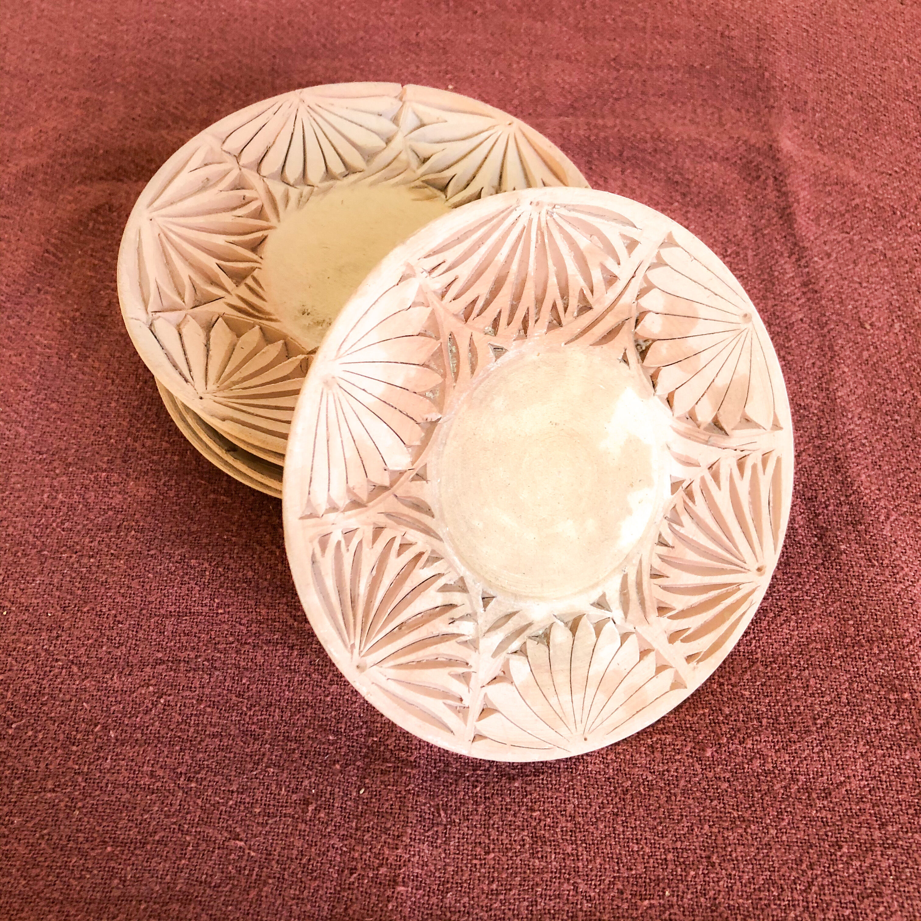 Oriental terracotta tea service