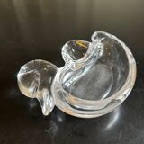 vide poche canard en cristal