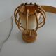 Lampe vintage Louis Soignot rotin