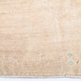 3x12 Classic Turkish Vintage Runner Rug, Handmade Vintage Rug, 3x12 Runner Rug, Brown Beige Rug,