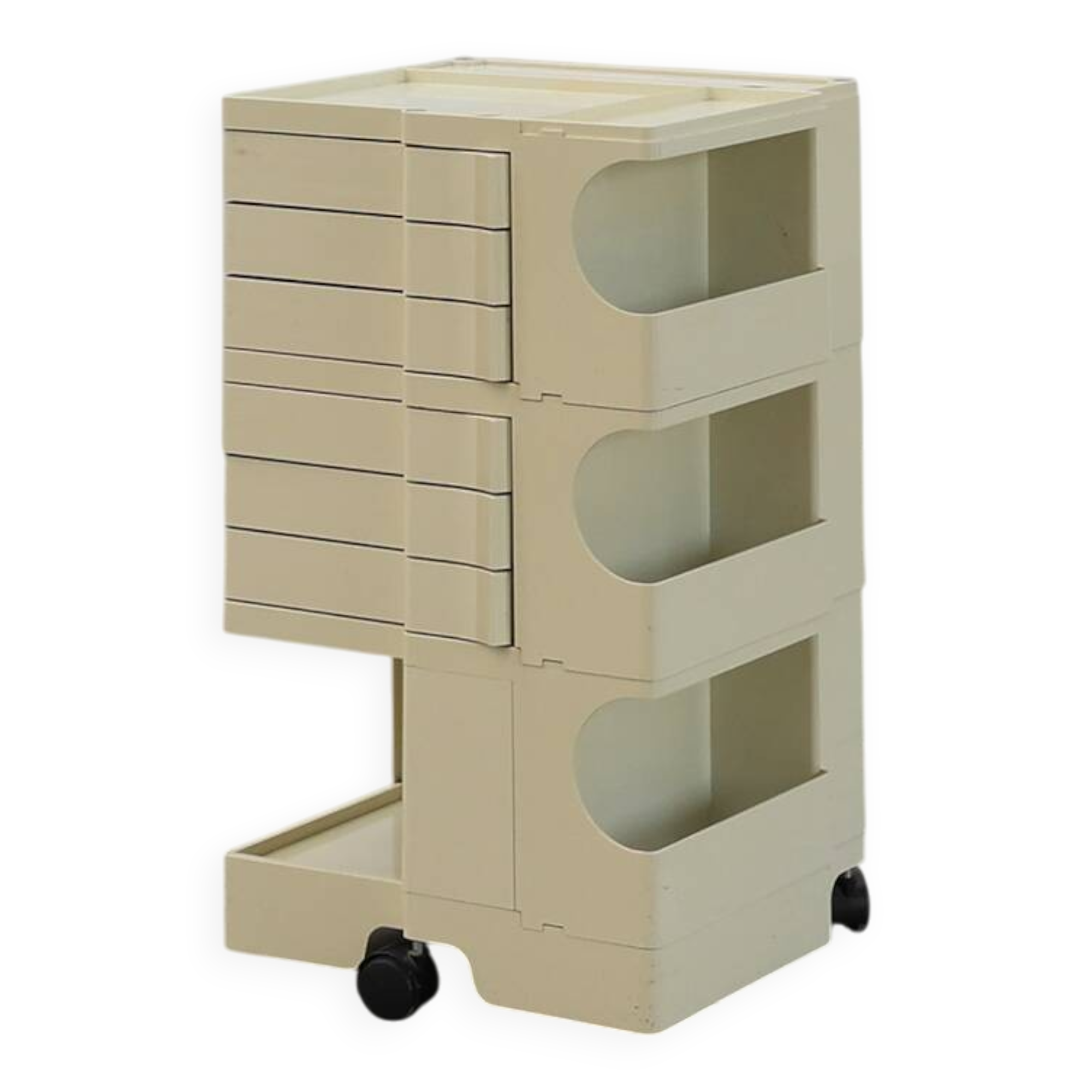 Iconic Modular Boby Trolley by Joe Colombo, Italy, 1970s
