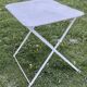 Vintage 1950s wrought iron folding garden table