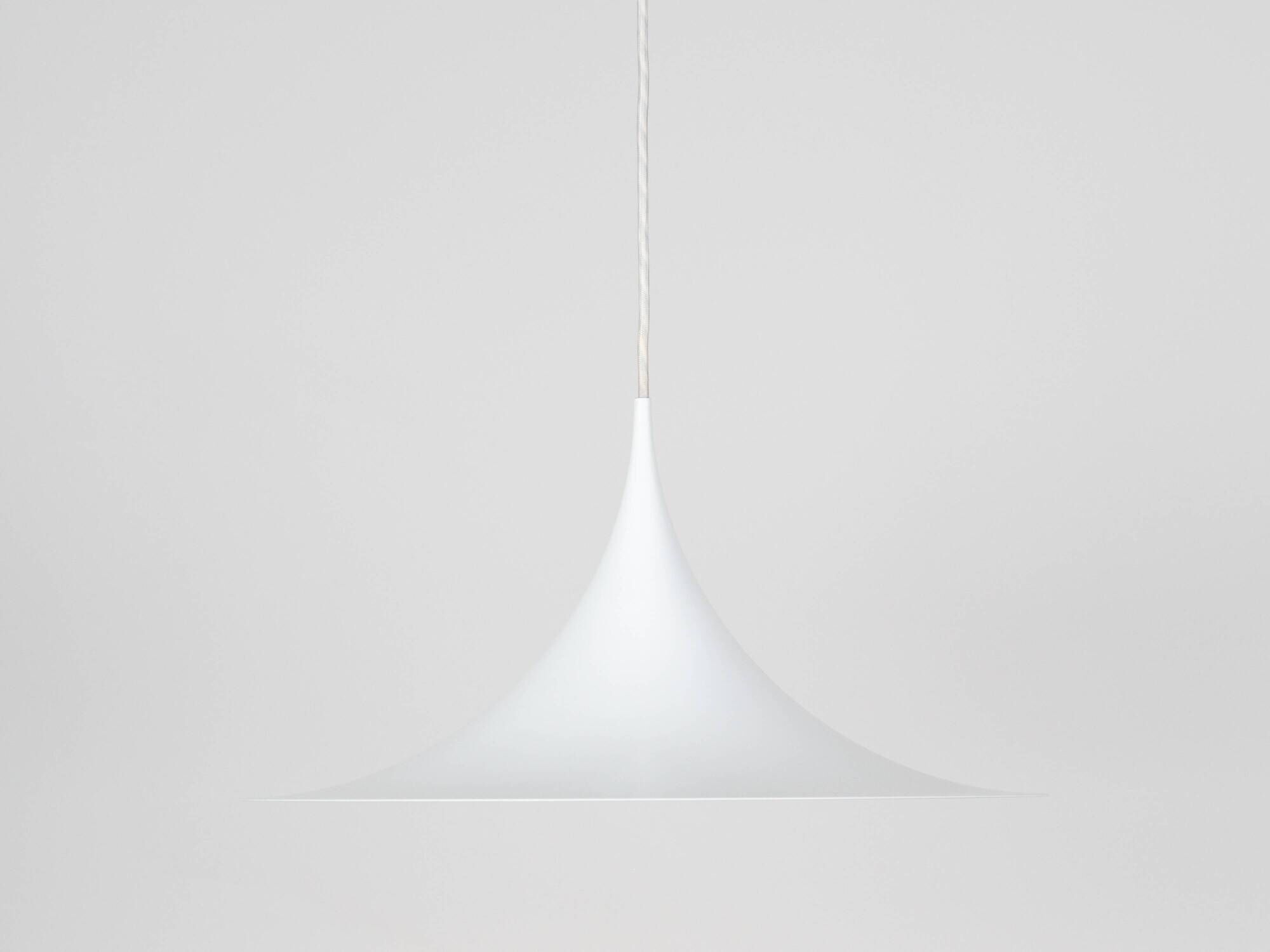 Vintage Semi Pendant Lamp by Fog & Mørup, 47 cm, Danish Mid-Century Design,