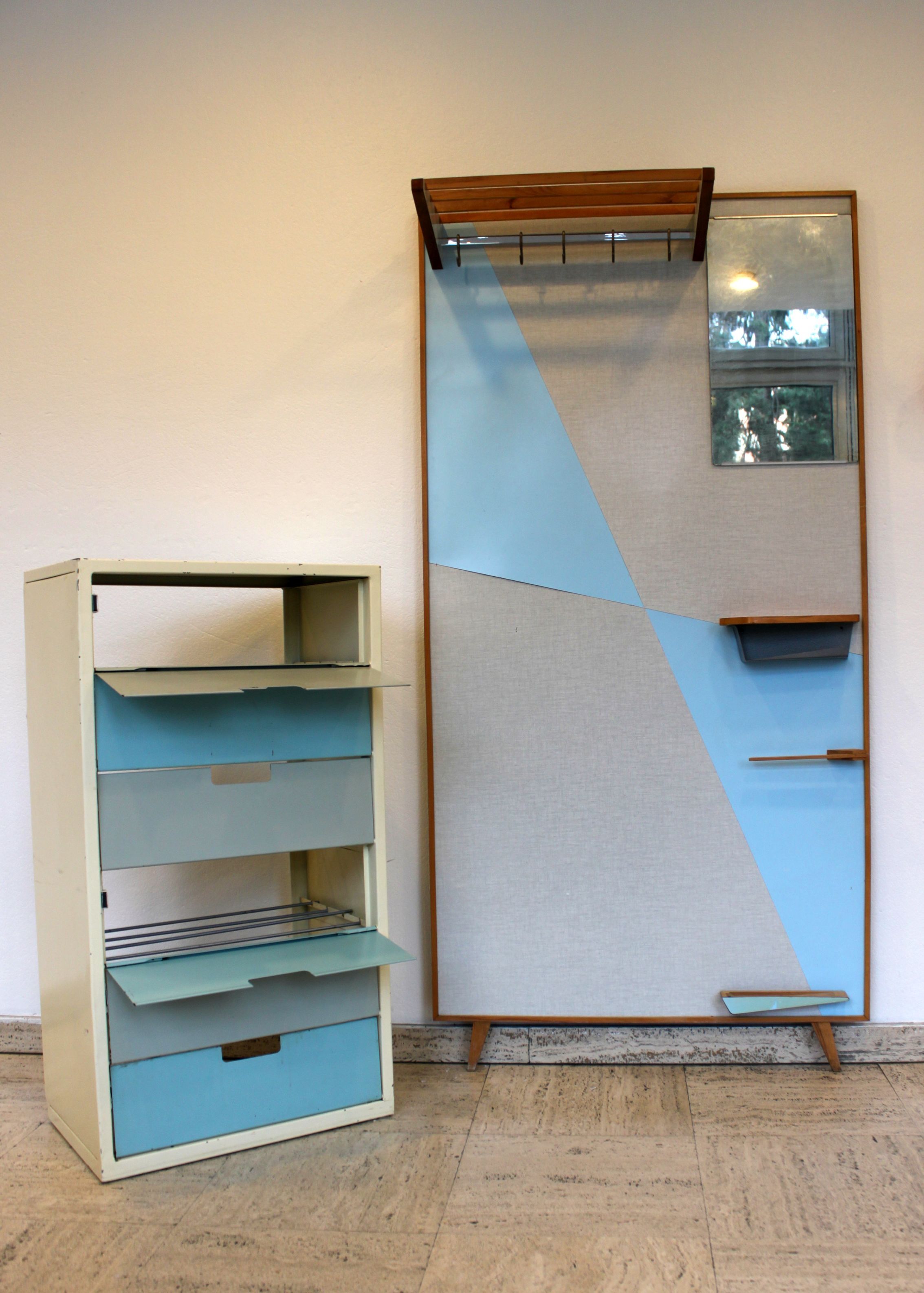 Entrance dressing room by Drevotvar, Czechoslovakia, 1960.