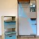 Entrance dressing room by Drevotvar, Czechoslovakia, 1960.