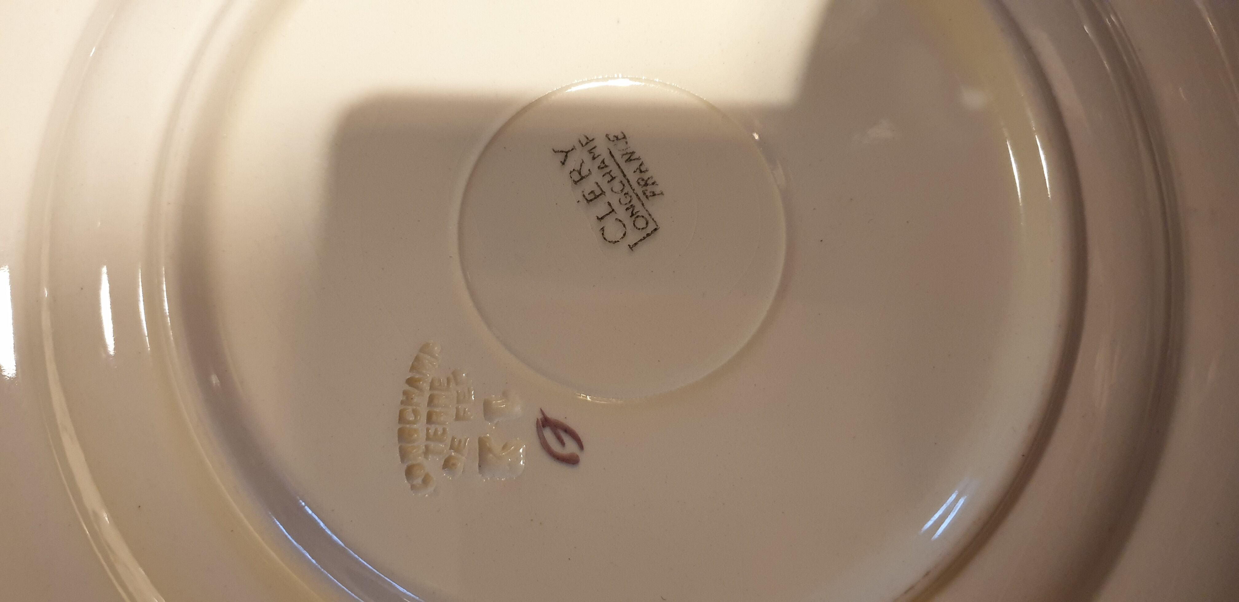 15 plates longchamp model clery decor bird