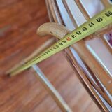 Old bamboo cradle basket