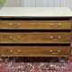 Louis XVI commode in mahogany with a marble top from the 1950s.
