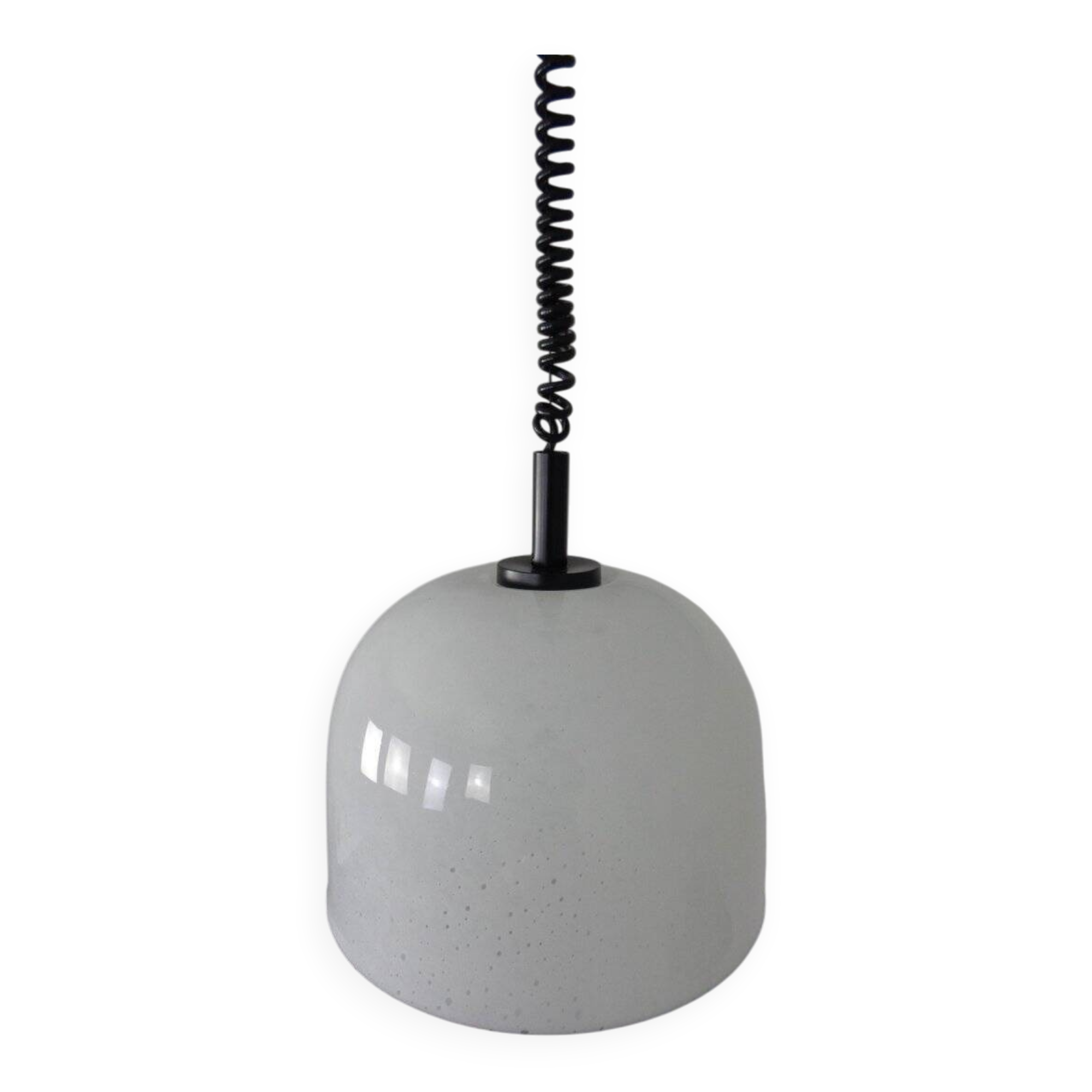 Glass ceiling lamp from Peill & Putzler, Germany, 1960s.