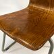 Vintage industrial chair Galvanitas 'thur-op-seat' S23