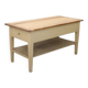 Worktable In Cream Lacquered Poplar Wood, Italy Late 19th Century