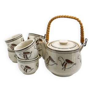Théière et ses 6 tasses