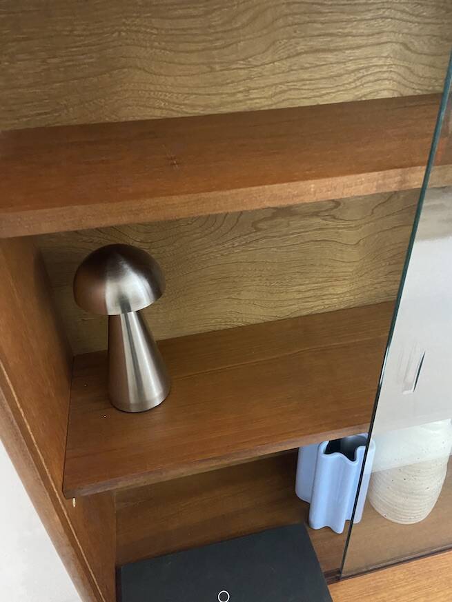 vintage glass library