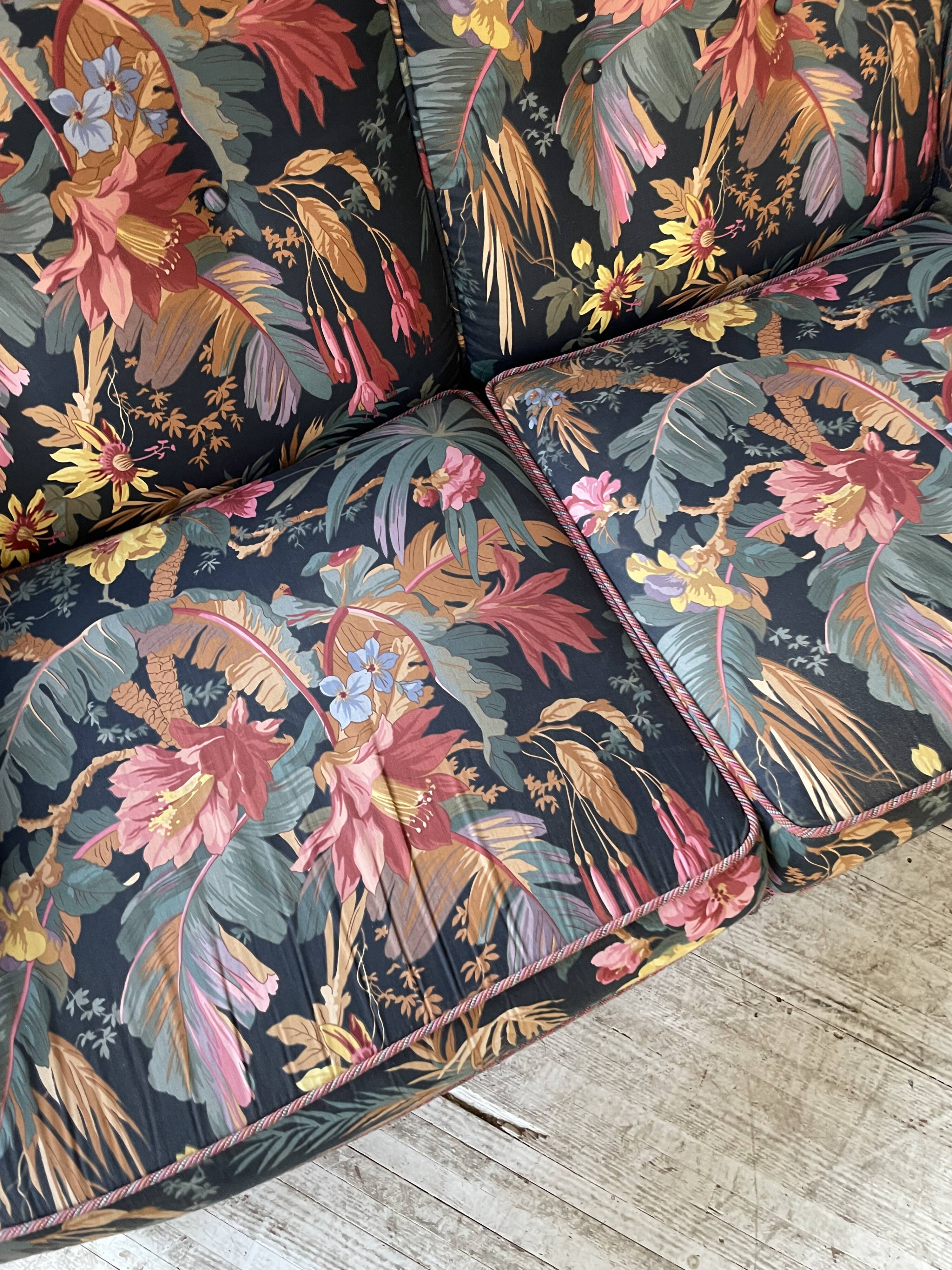 Jean Roche floral sofa