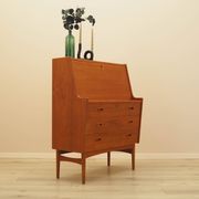Teak secretary, Danish design, 1960s, Arne Wahl Iversen, Vinde Møbelfabrik