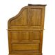 Bureau à rideau américain vintage en bois