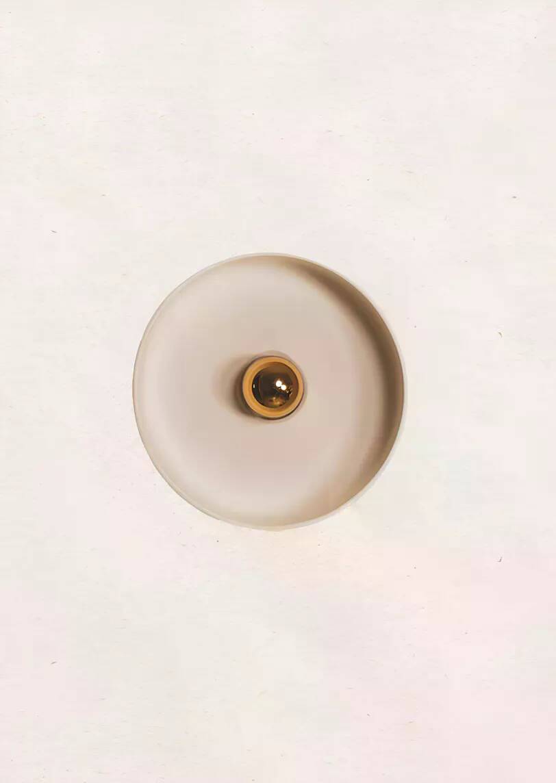 URSULE - White terracotta - Wall light