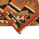 Turkish Handwoven Vintage Herki Kilim 89 cm x 378 cm