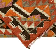 Turkish Handwoven Vintage Herki Kilim 89 cm x 378 cm