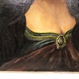 Painting portrait of woman