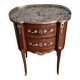 Louis XVI style marquetry bedside table