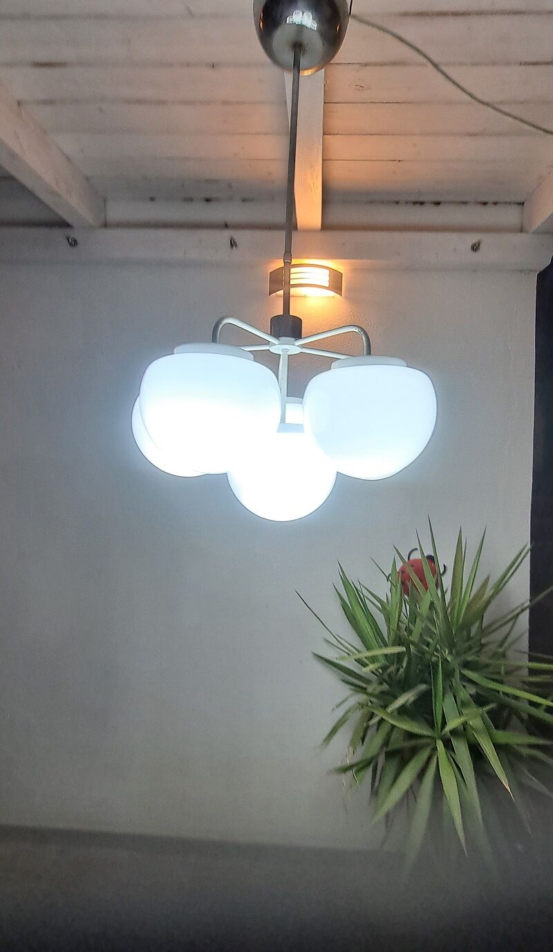 Large Italian Sciolari Mid-Century Modern Sputnik Chandeliers