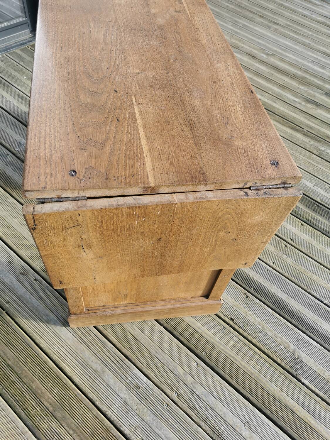 Oak administration desk