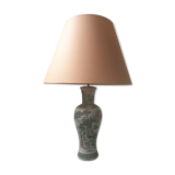 Ancient Chinese lamp with its day offal