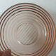 Sucrier en verre rose