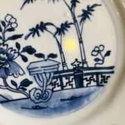 Blue and white porcelain plate from China