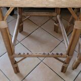 Vintage rattan bar stools