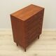 Commode danoise en teck, années 1970