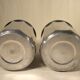 Two Art Deco aluminum pots 17 x 12 cm