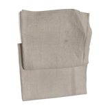 CR monogram hemp tablecloth