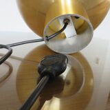 Table lamp in gilded aluminum edition sce 1970