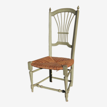 Ancienne chaise à langer Louis XVI