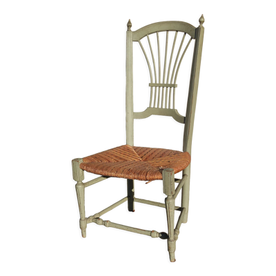 Ancienne chaise à langer Louis XVI