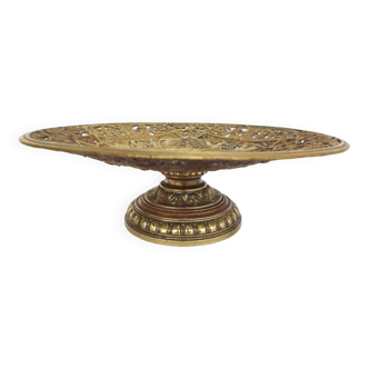 Plat classique en bronze Tazza