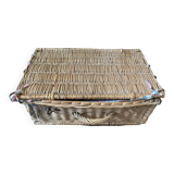 Basket vintage wicker rattan 60s/70s