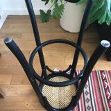 High wooden and canning stool