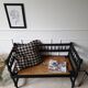 Banc en paille