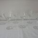 Lot A 6 glasses of chiseled crystal wine Height 15.5 cm Diameter edge sup. 8 cm