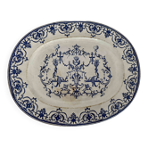 Plat Moustiers décor décor Bérain