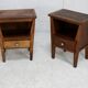 Pair of bedside tables by René Gabriel, Lieuvin. France, 1945