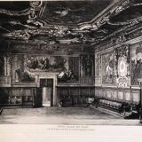 1 lot 6 prints revue l'art late 19th century: importun, desmoulins, cabaret, venice, chaumieres, menetrier