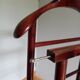 Double-wearing wooden valet for clothing